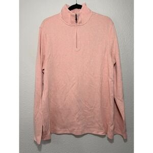 Jos. A. Bank M Men's Quarter-Zip Textured Sweater 100% Cotton Tailored Fit